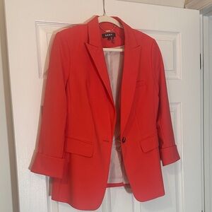 DKNY Women's Vibrant Watermelon Suit Jacket